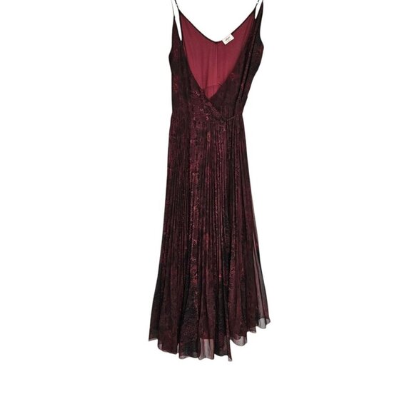 Women's - Aritzia Wilfred Beaune Pleated Wrap Midi Dress, Size XXS - Picture 2 of 8